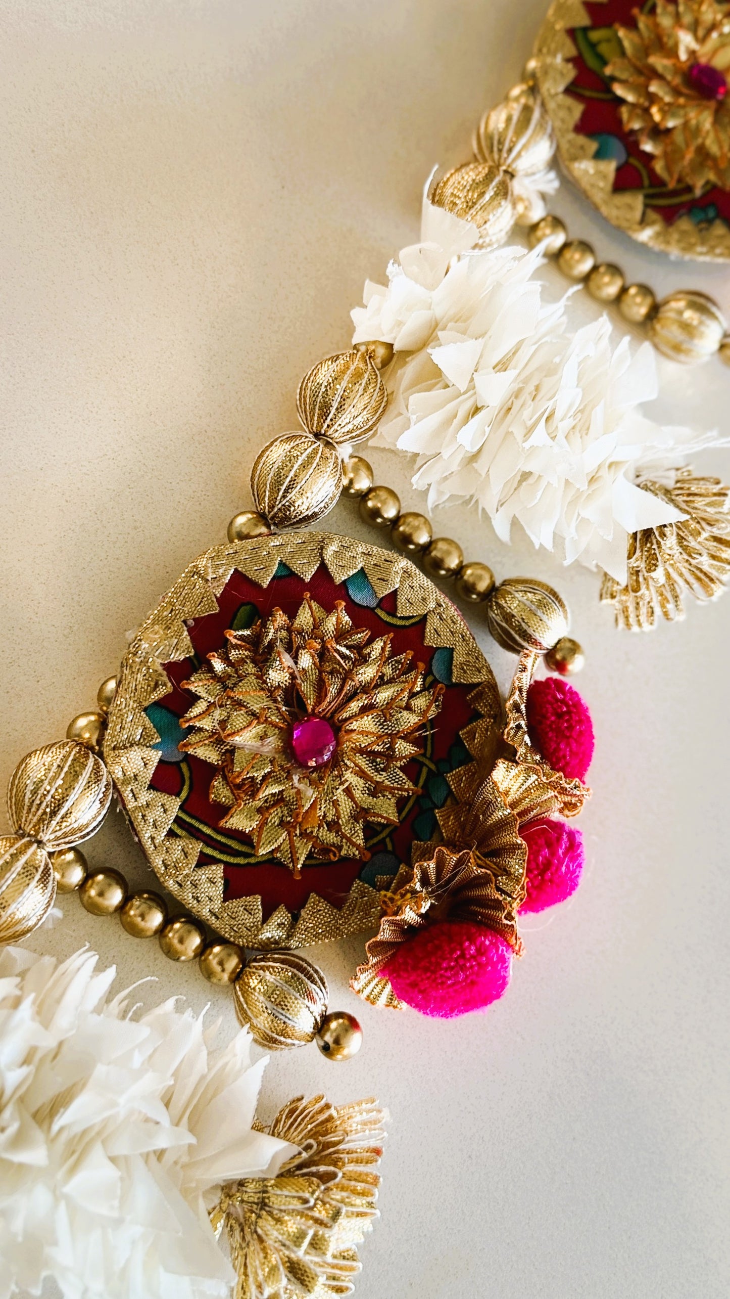 Bandhani Toran-Pink
