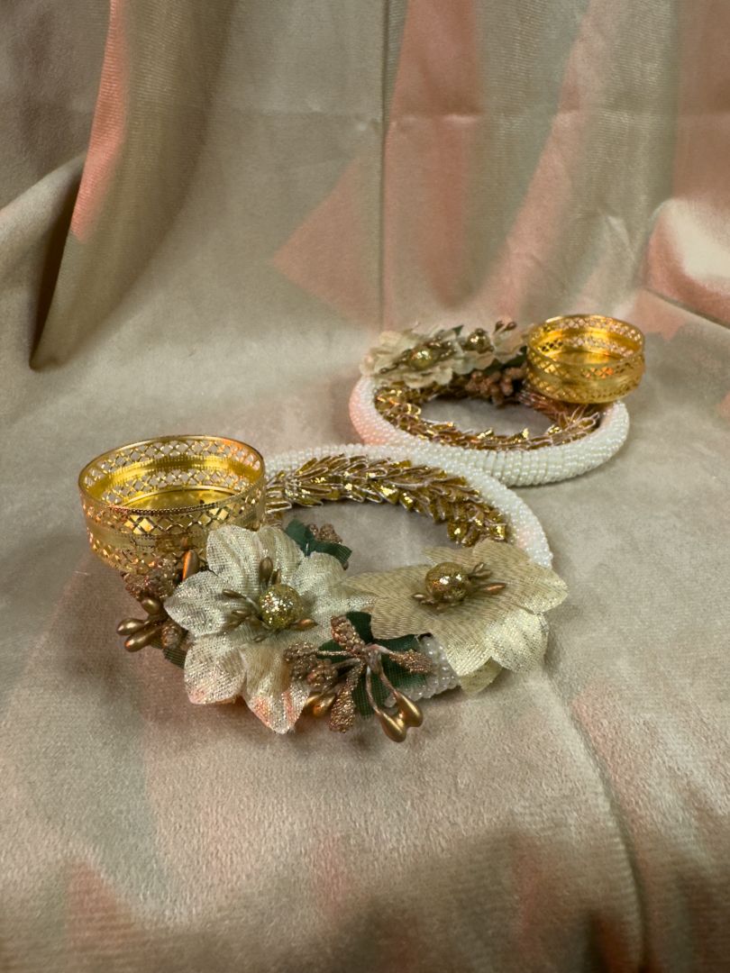 Magnolia Diya Holder (Pack of 2)