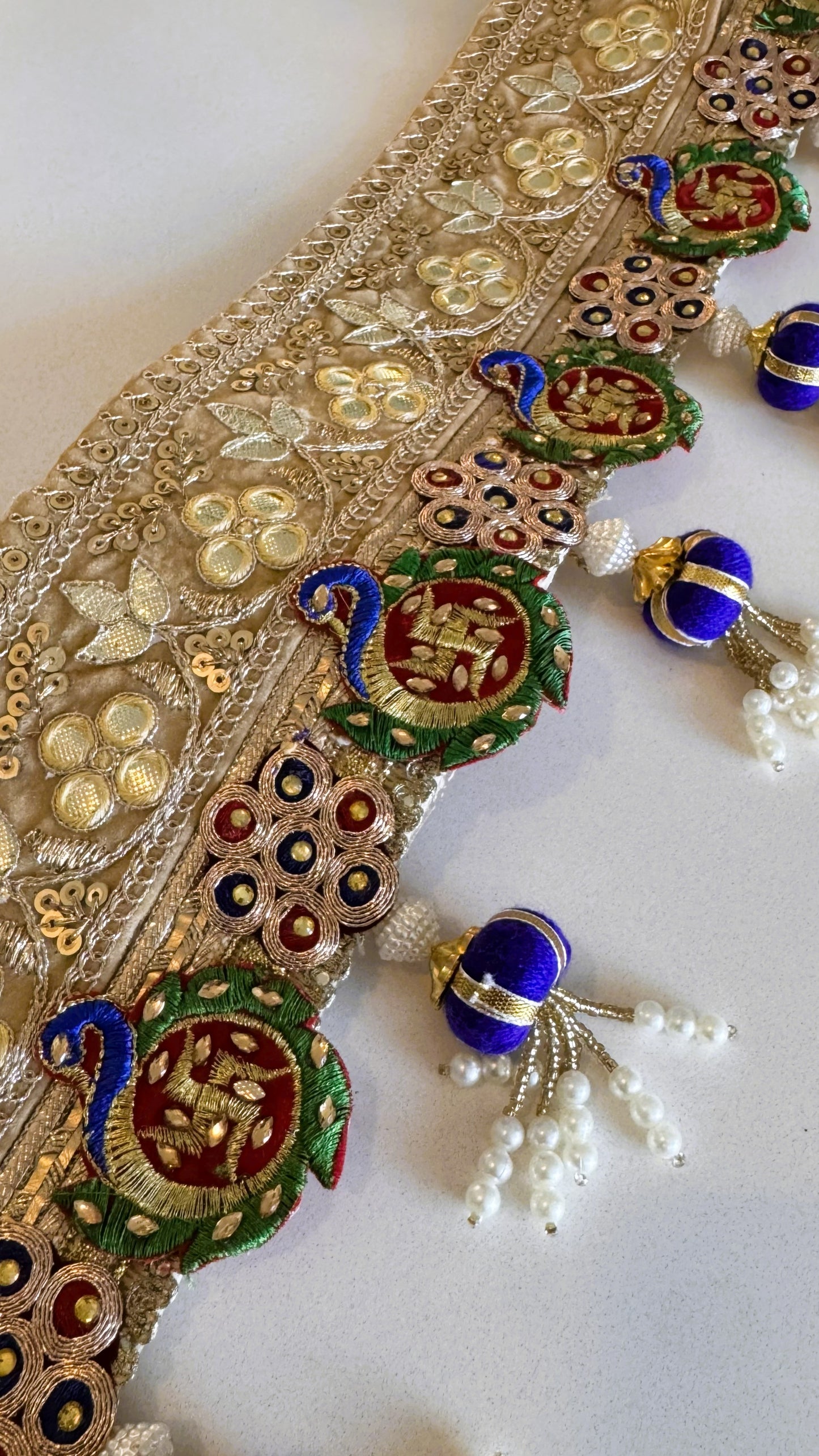 Golden Patti Toran- Choti Morni Purple