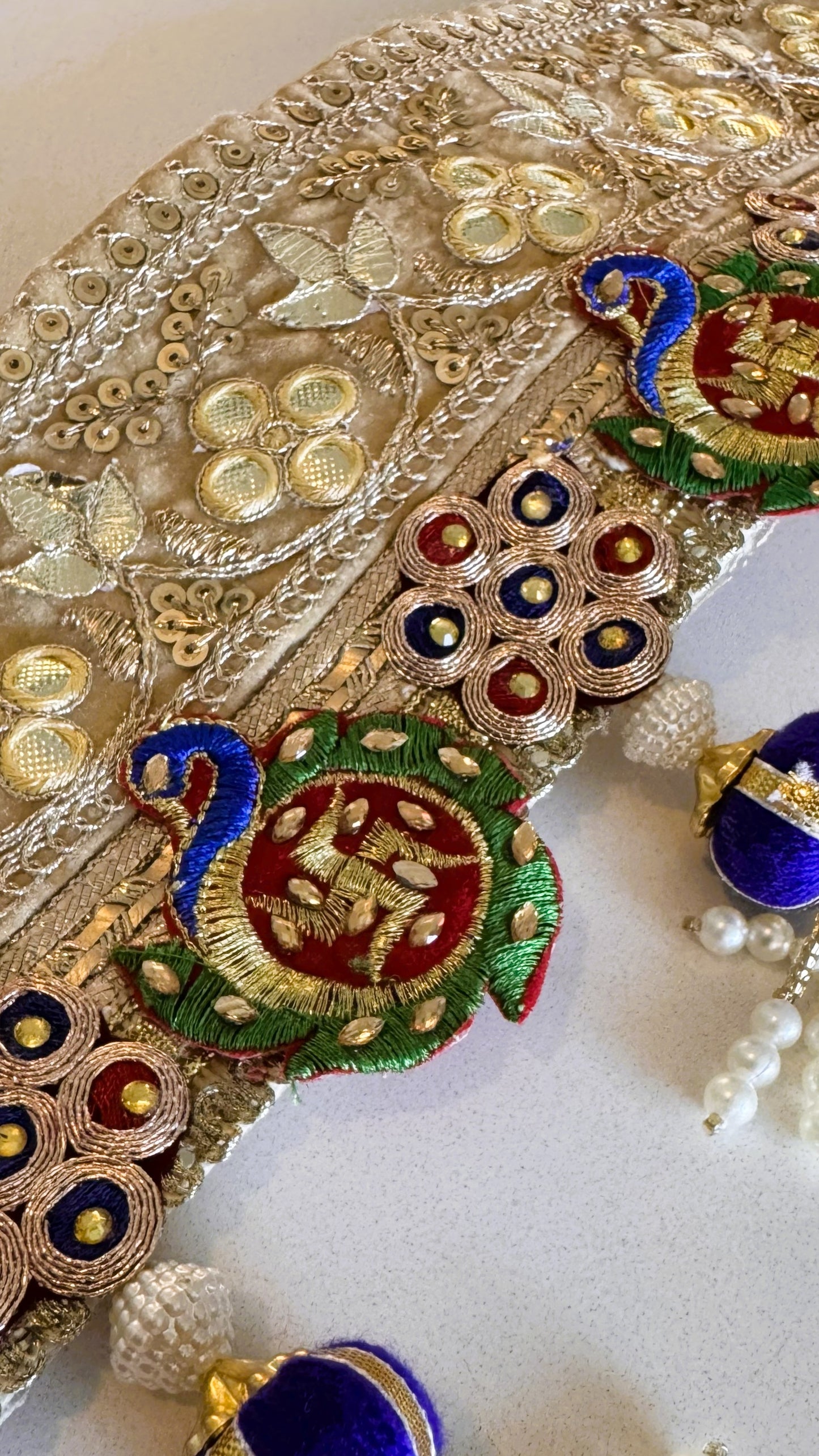 Golden Patti Toran- Choti Morni Purple