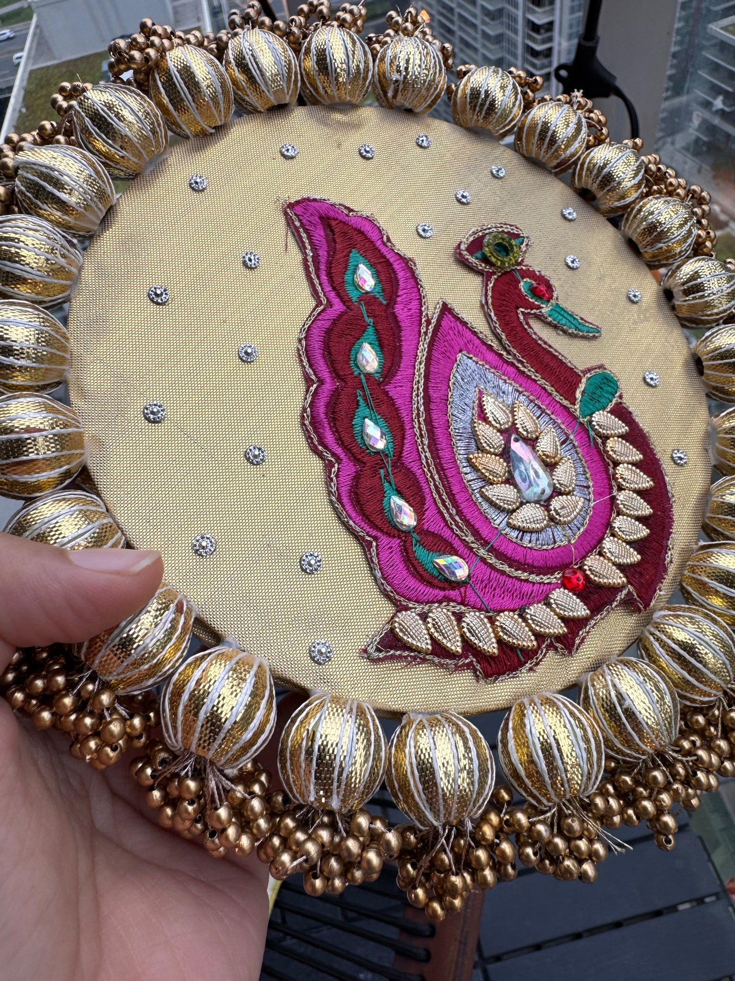 Red Peacock Mat-Small