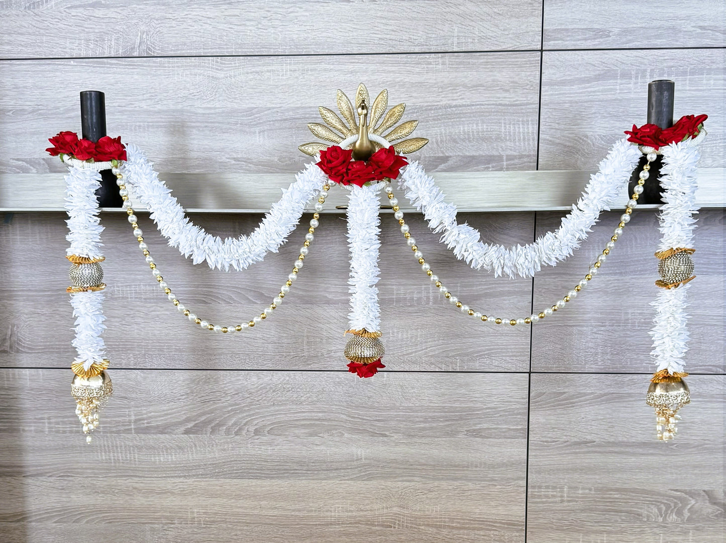 Rose Garland Toran- Red