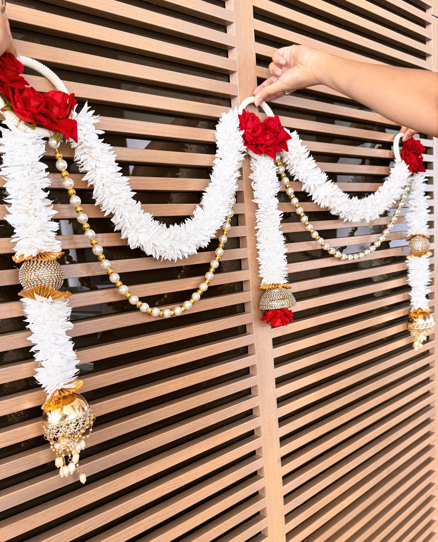 Rose Garland Toran- Red