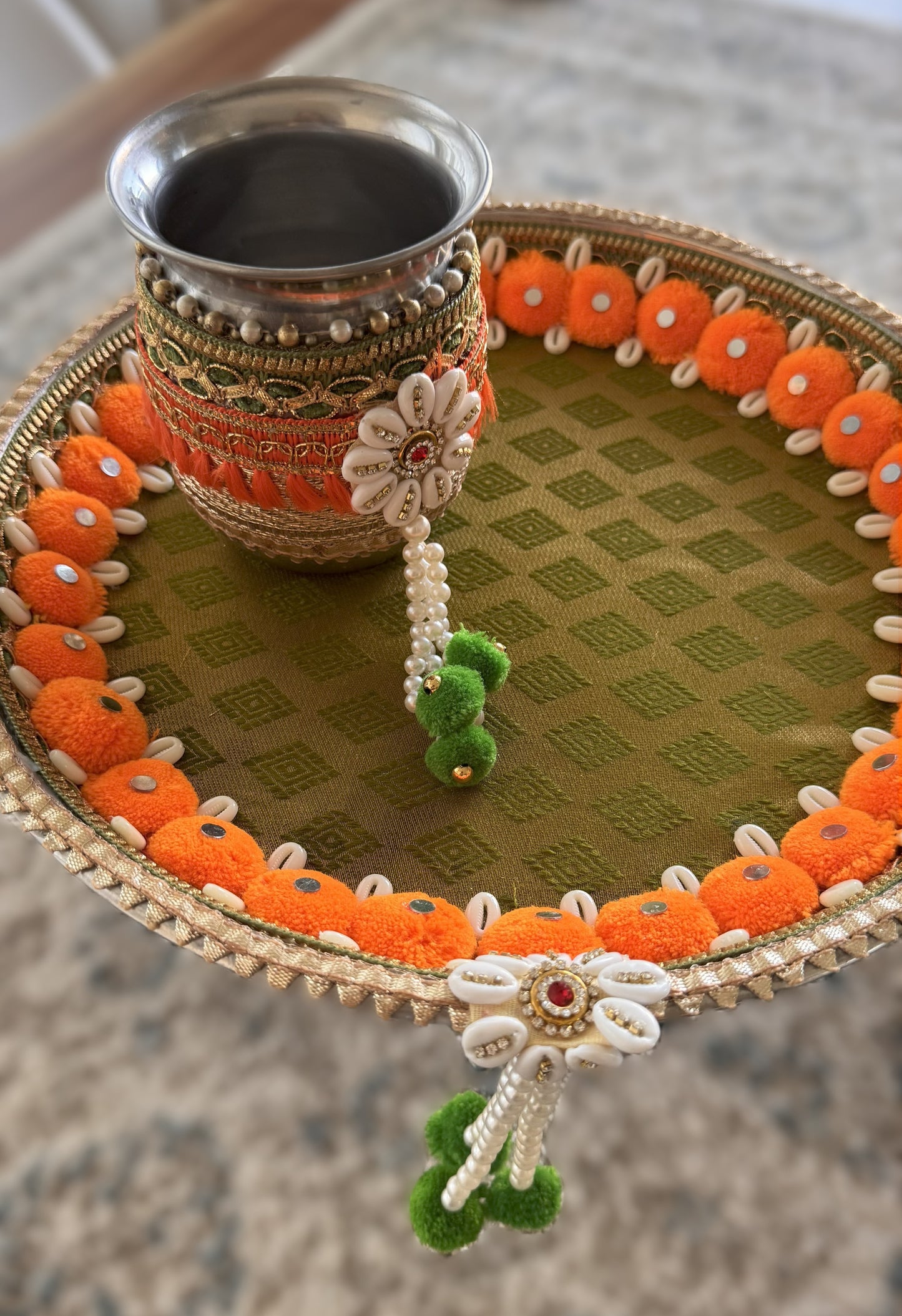 Autumn Blossom Karva Chauth Set