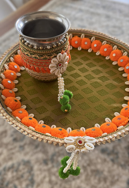 Autumn Blossom Karva Chauth Set