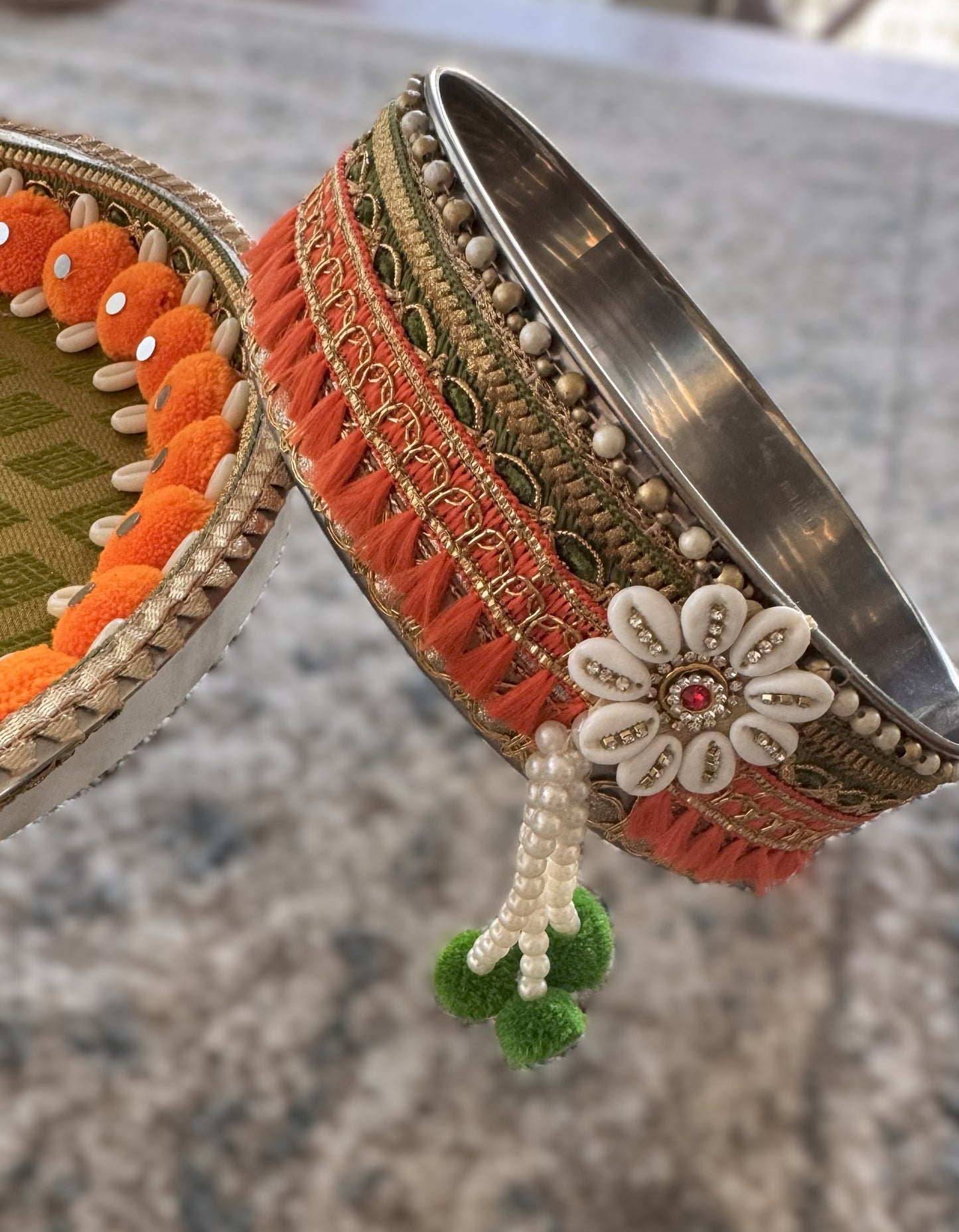 Autumn Blossom Karva Chauth Set