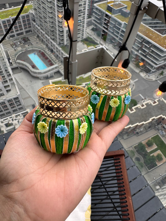 Dholki Diya Holder (Pack of 2)