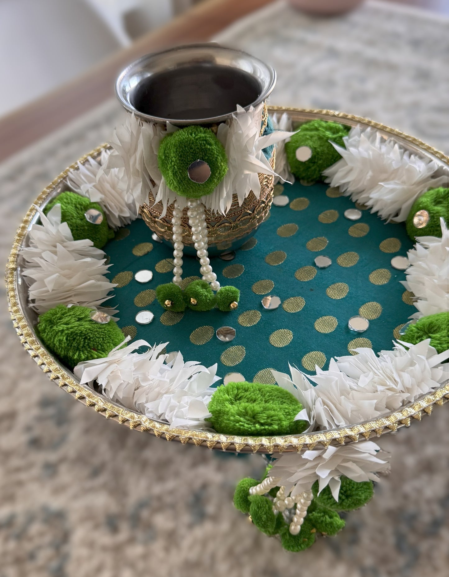 Emerald Tide Karva Chauth Set