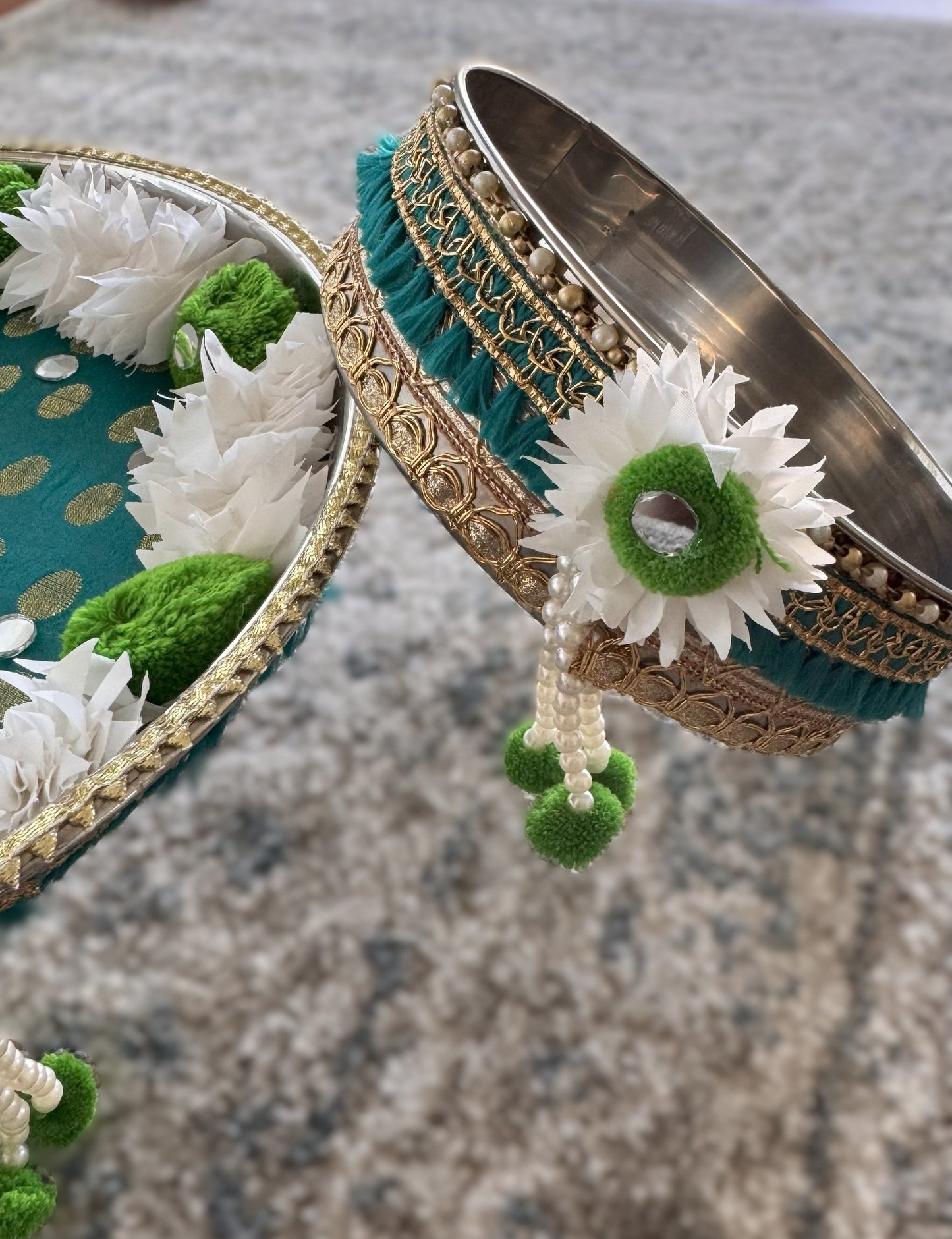 Emerald Tide Karva Chauth Set