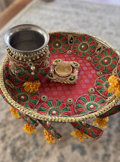 Festive Flora Karva Chauth Set