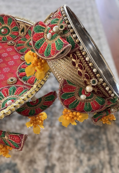 Festive Flora Karva Chauth Set