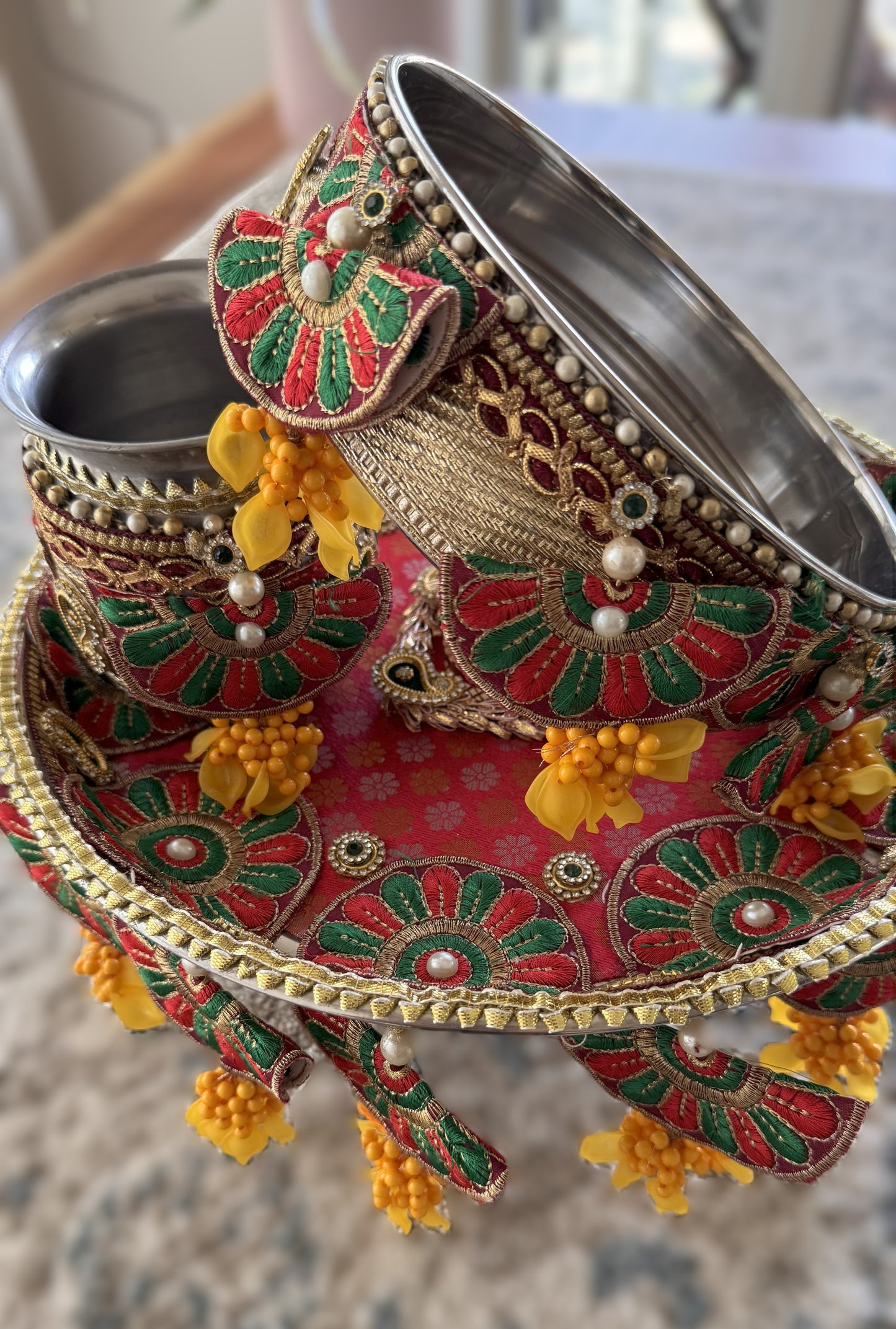 Festive Flora Karva Chauth Set