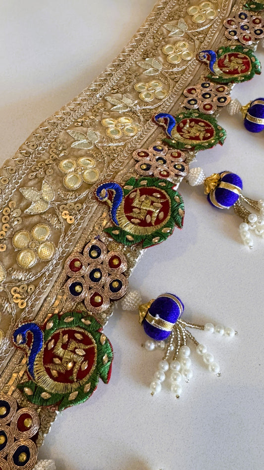 Golden Patti Toran- Choti Morni Purple