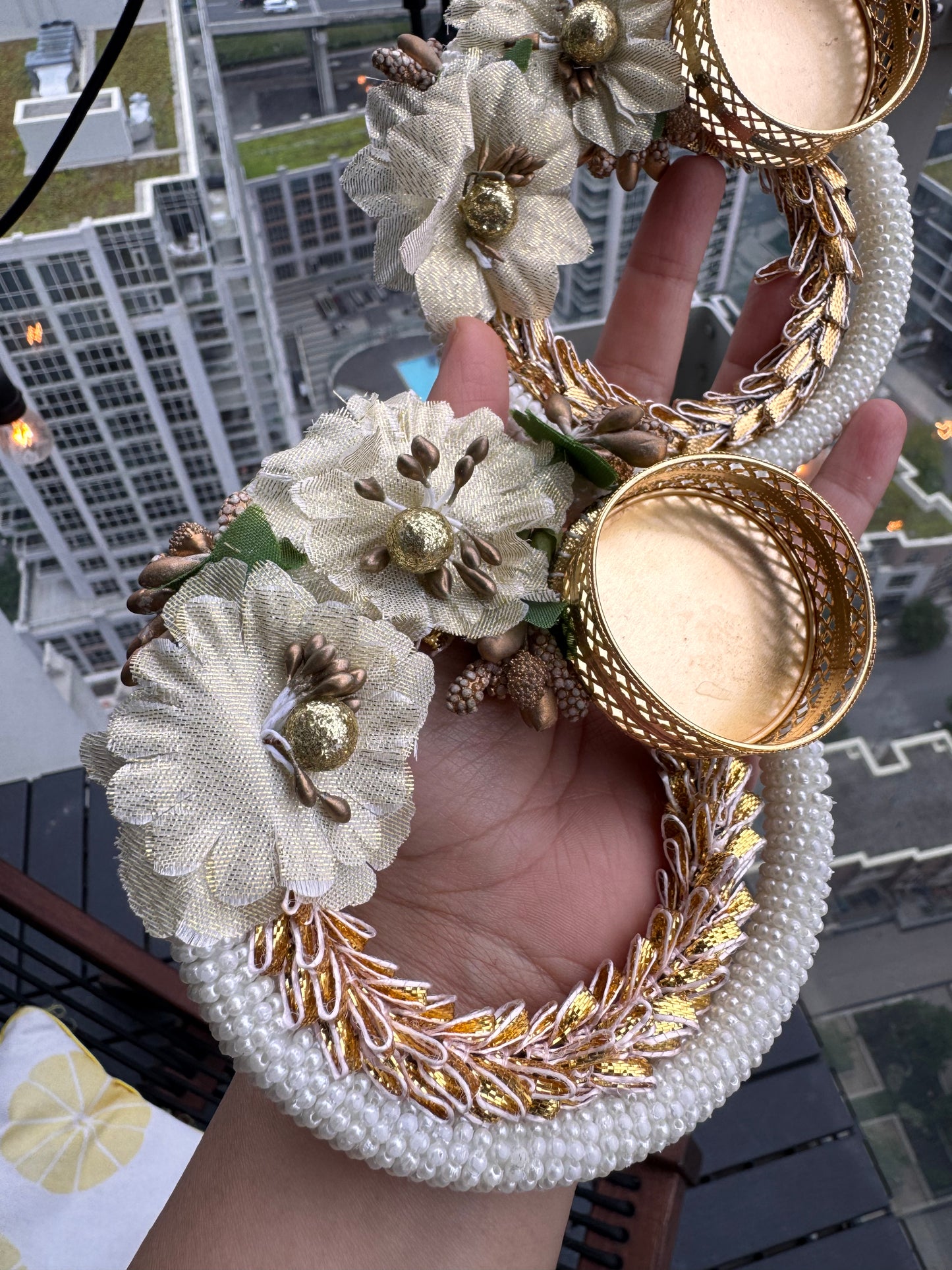 Magnolia Diya Holder (Pack of 2)