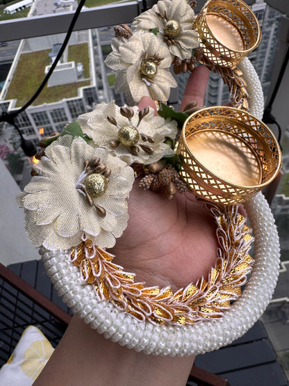 Magnolia Diya Holder (Pack of 2)
