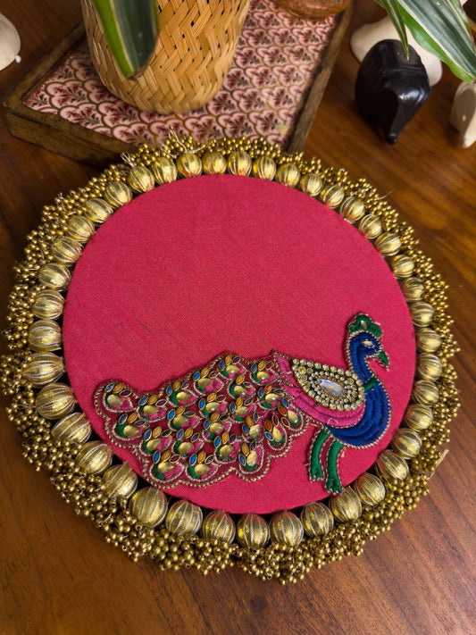 Majestic Peacock Mat-Medium