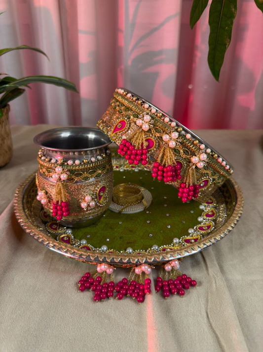 Mehendi Bloom Karva Chauth Set