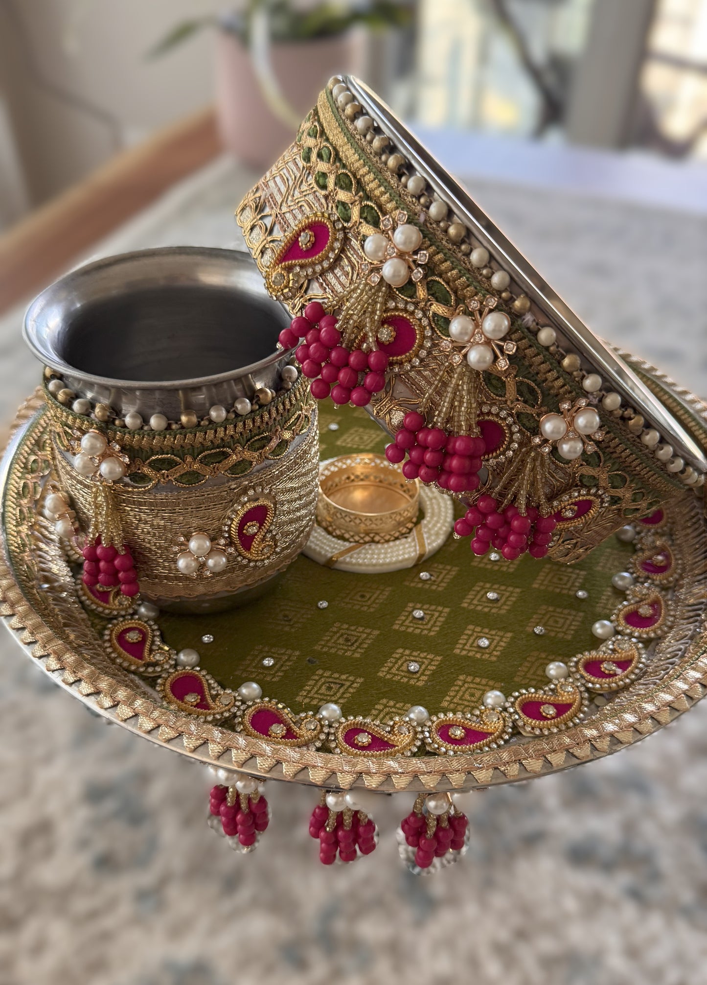 Mehendi Bloom Karva Chauth Set