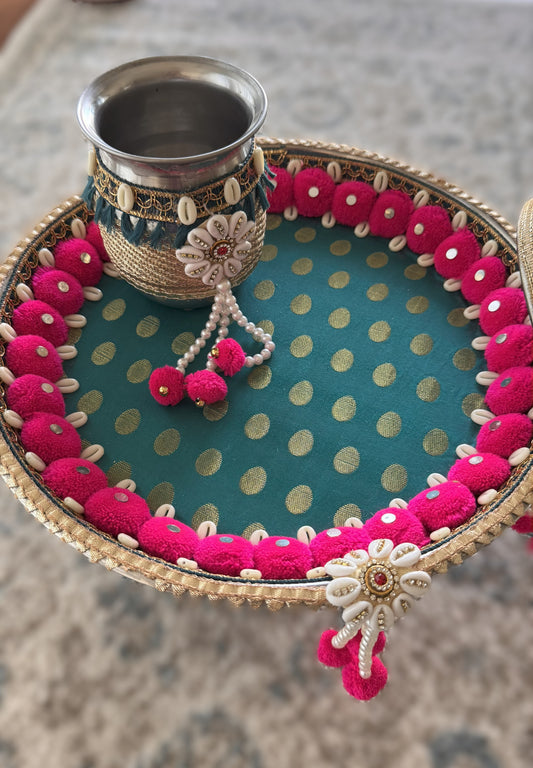 Twilight Blossom Karva Chauth Set