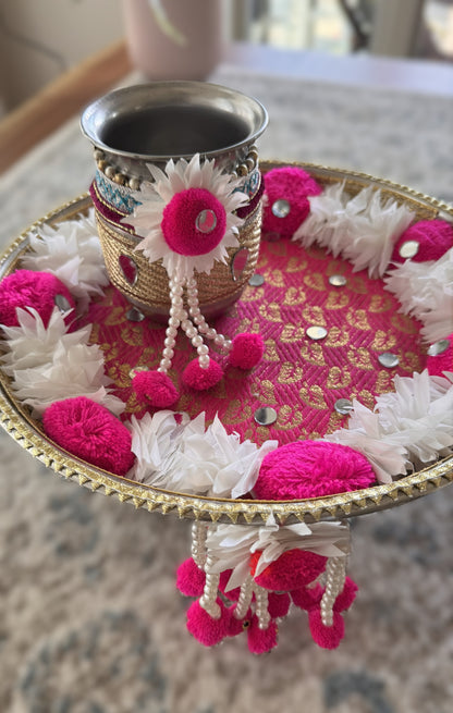 Petal Pink Karva Chauth Set