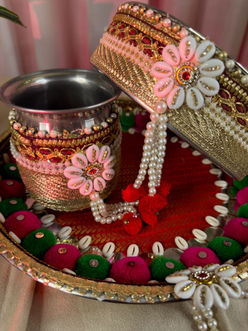 Pom Pom Radiance Karva Chauth Set