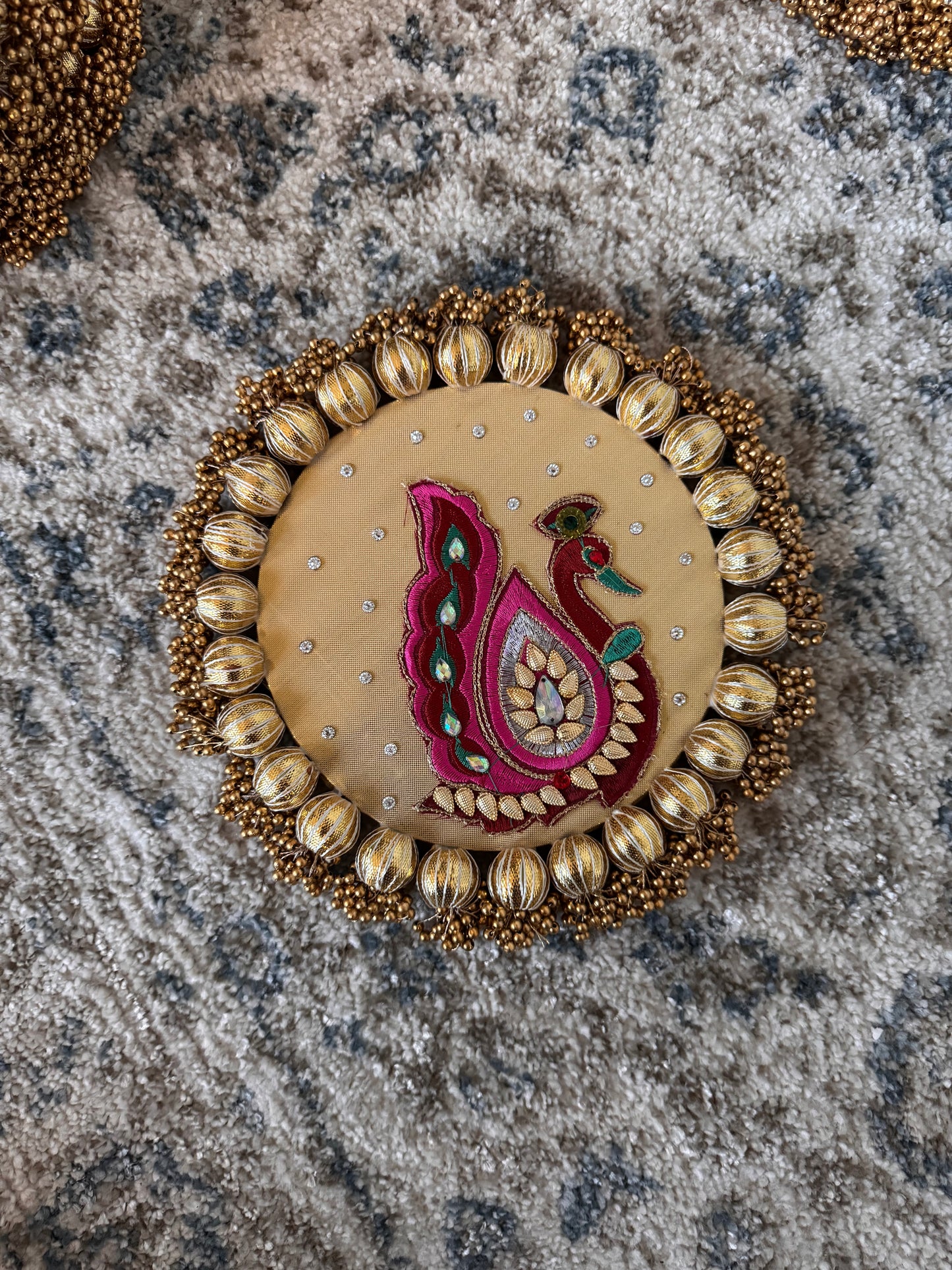 Red Peacock Mat-Small