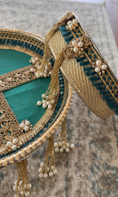 Regal Teal Karva Chauth Set