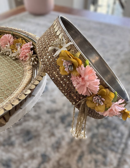 Sage Green Karva Chauth Set